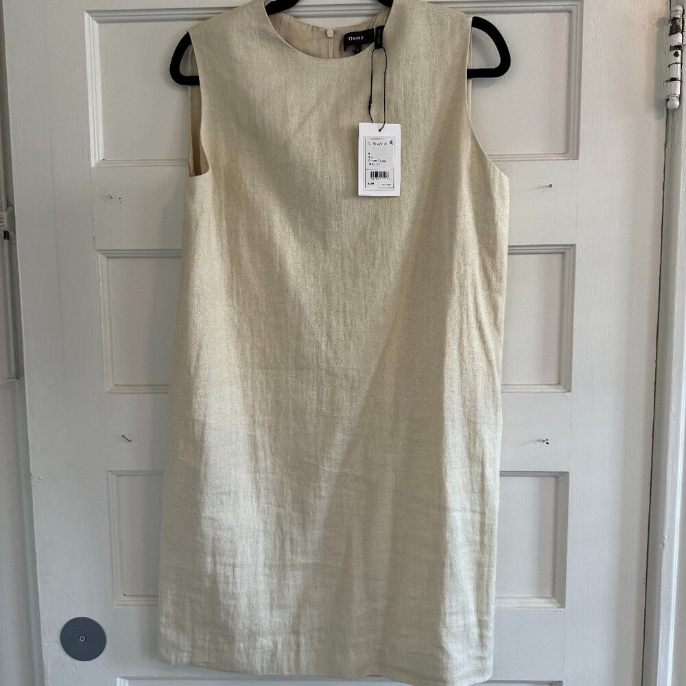 Theory NWT Shift Dress - Canvas Tweed - Size 6